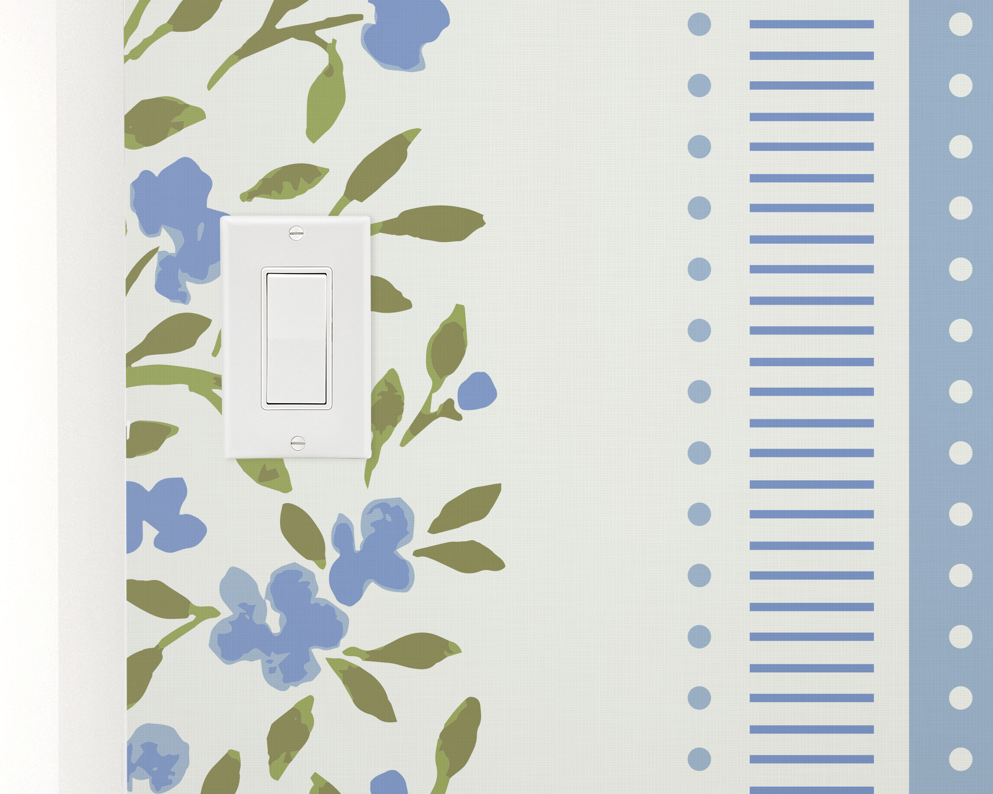 Ditsy Stripes Peel and Stick Removable Wallpaper | Love vs. Design