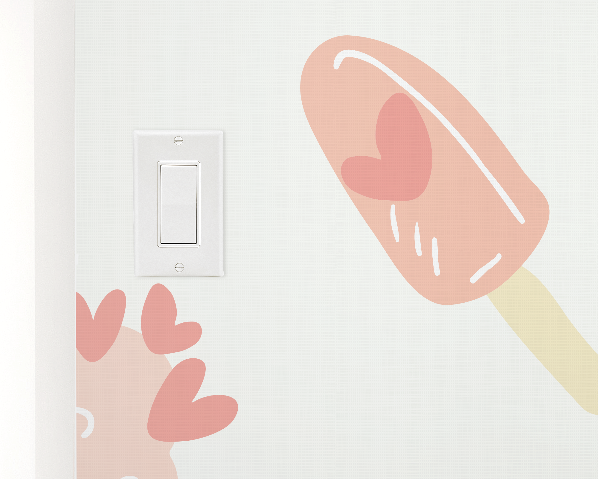 Ice Cream Love Peel and Stick Removable Wallpaper | Love vs. Design