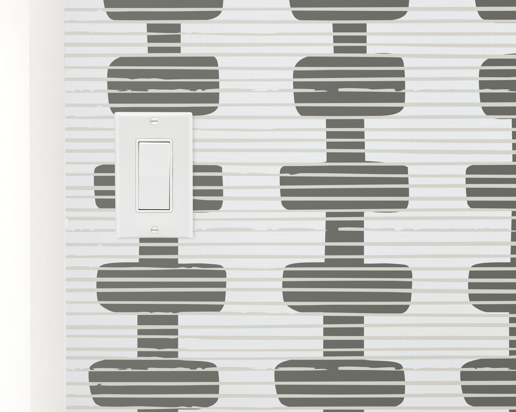 Modern Stitch Peel And Stick Removable Wallpaper | Love vs. Design