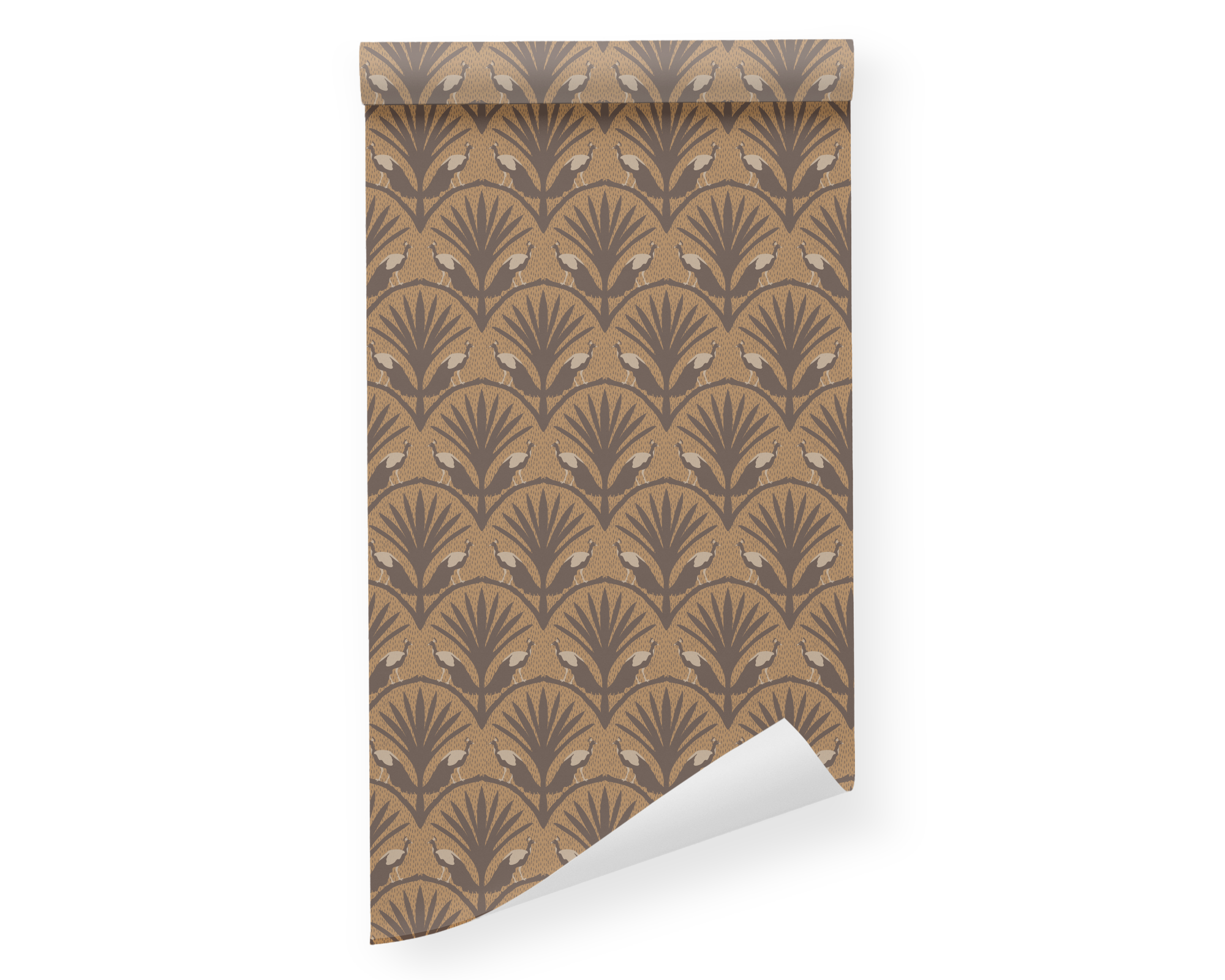 Peacock Scallop Peel and Stick Removable Wallpaper | Love vs. Design