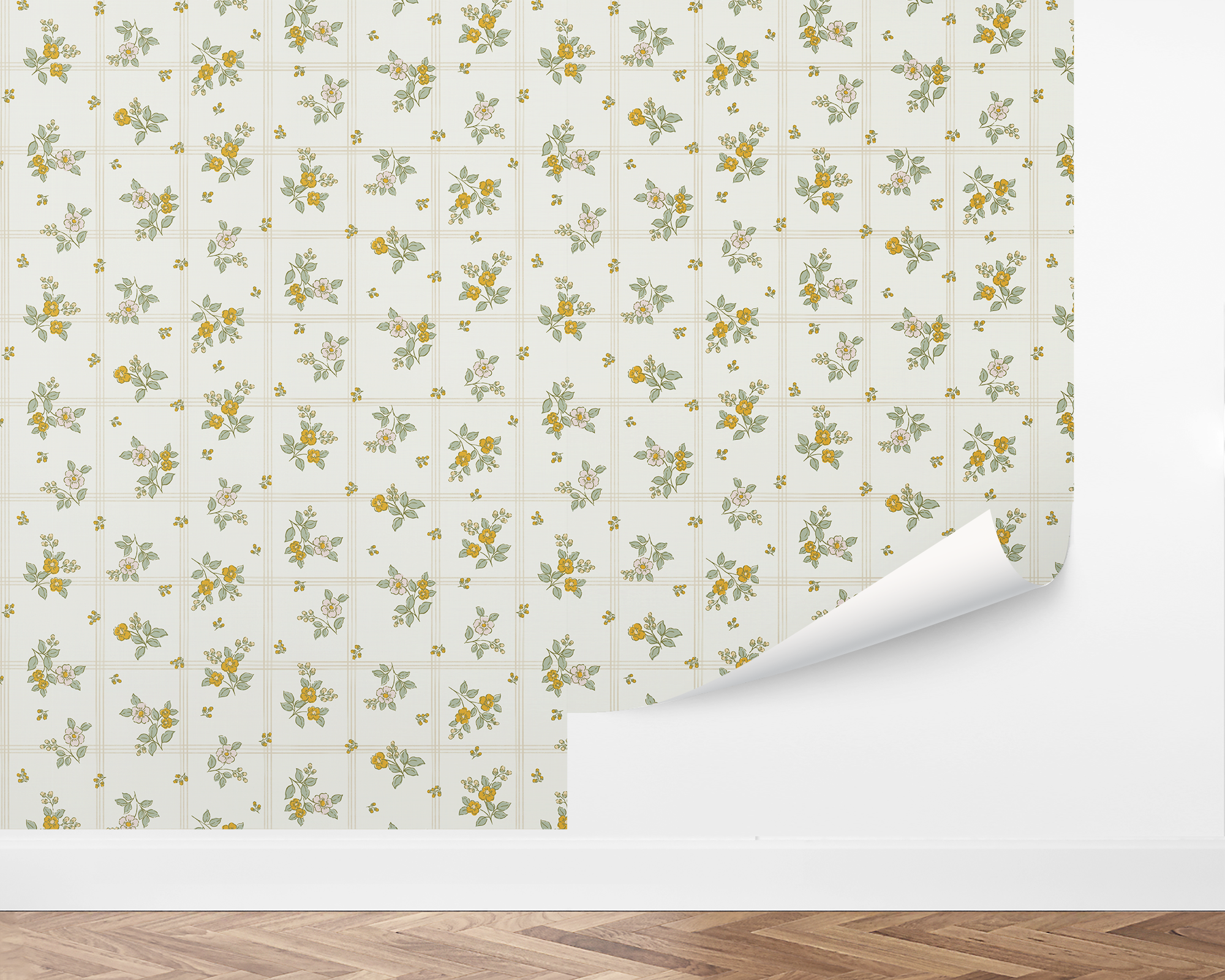Petal Flurry Peel and Stick Removable Wallpaper | Love vs. Design
