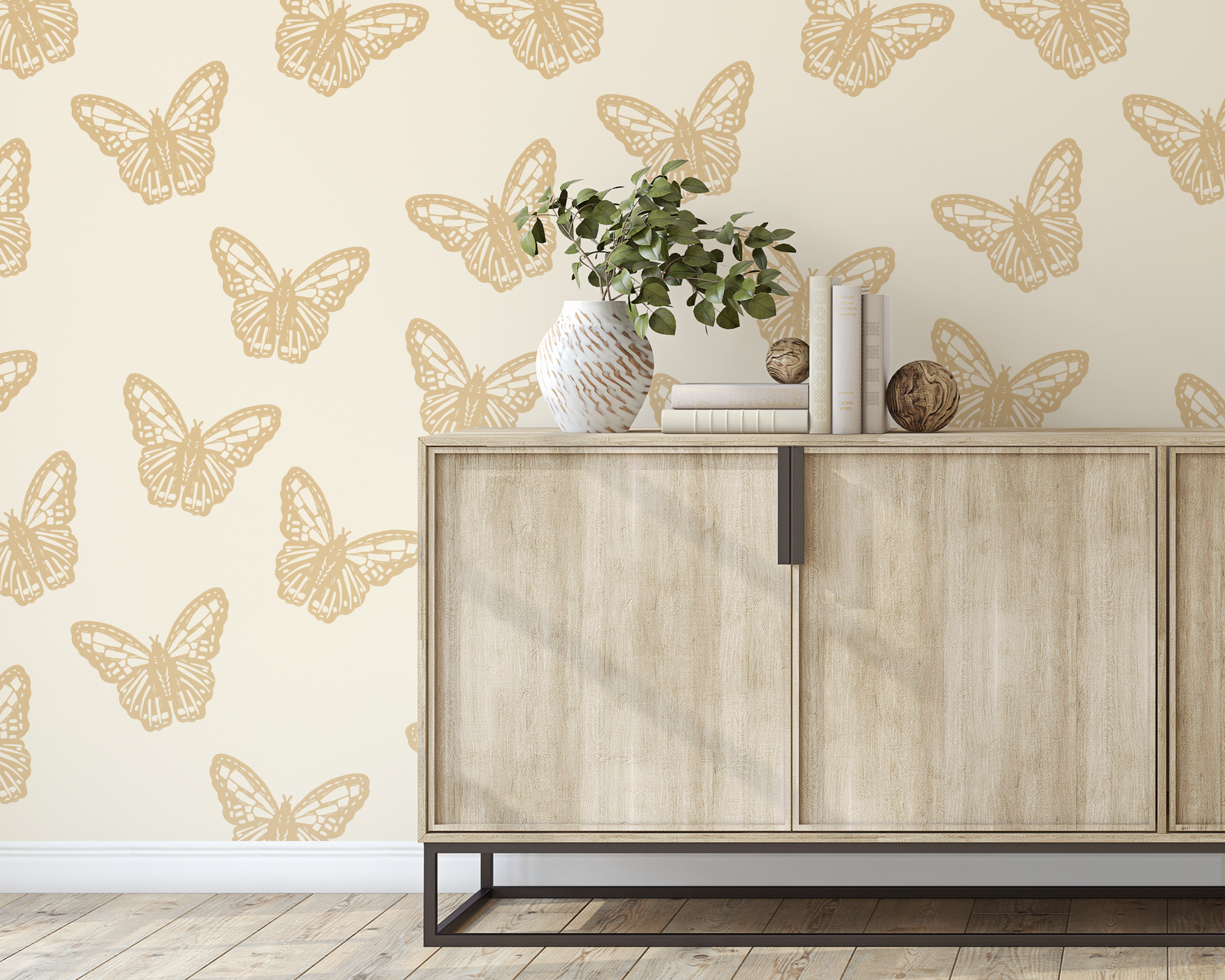 Interior Wallpaper Butterflies Butterflies Wallpaper & Wall Murals