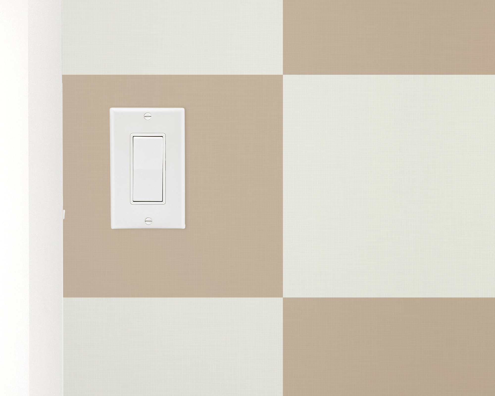 Three Inch Check Peel And Stick Removable Wallpaper | Love vs. Design